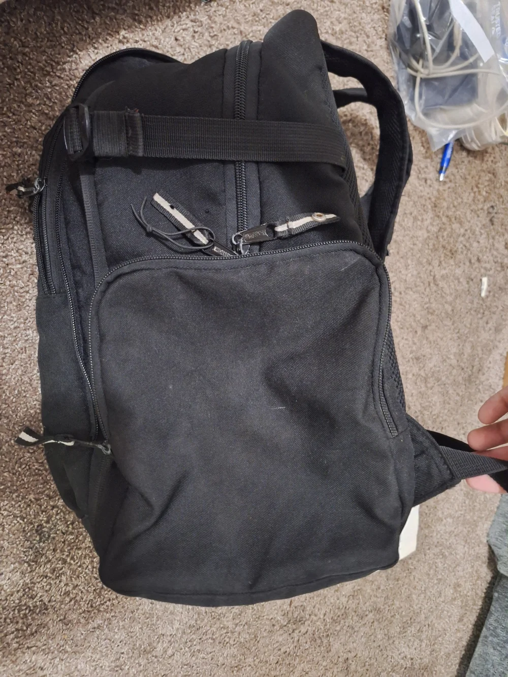 Eastsport Black Men's Multi-Compartment Backpack